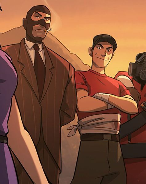 Scout Tf2 Aesthetic, Tf2 Comic Panels, Tf2 Comics Official, Tf2 Scout And Spy, Scout And Spy, Spy And Scout, Team Fortress 2 Engineer, Spy Tf2, Tf2 Scout