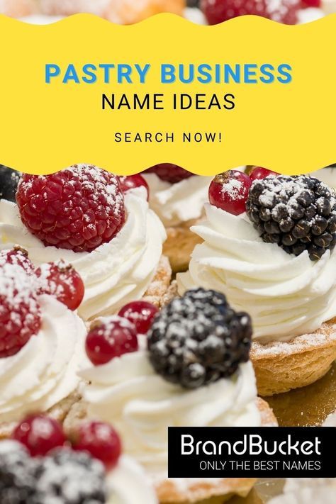 In search of amazing Pastry Business Names? Here are some great pastry business name ideas to get you started! Check out the names now! pastry business, pastry business name ideas, pastry business ideas, pastry business logo, pastry business name, name for pastry business, name ideas for pastry business, unique name for pastry business, catch names for pastry business, cake and pastry business name, business pastry names Patisserie Name Ideas, Cake Shop Names, Cake Business Names, Logo Pastry, Pastry Business, Bakery Names, Business Name Ideas, Unique Name, Cake Business