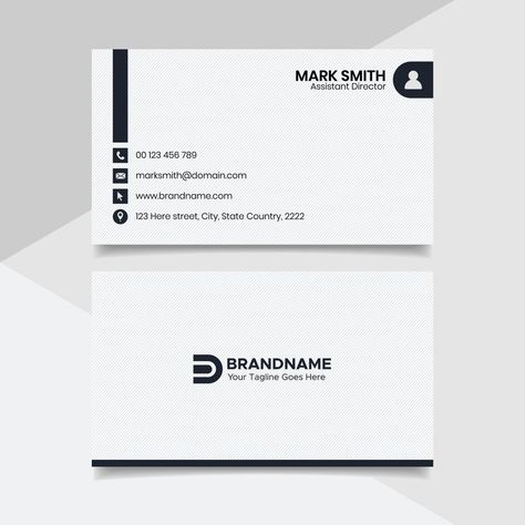 Black and White Business Card Design, Law Firm Legal Style Visiting Card Template White Business Card Design, Fun Business Card Design, Business Card Design Black, Visiting Card Templates, Restaurant Business Cards, Name Card Design, Salon Business Cards, Visiting Card Design, White Business Card