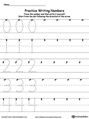 Practice Writing Numbers 0-4: Teach your preschooler and kindergarten how to write numbers and give them plenty of practice with these tracing worksheets. Number Writing Worksheets, Practice Writing Numbers, Kindergarten Numbers, Number Writing Practice, Count And Write, Number Worksheets Kindergarten, Tracing Numbers, Practice Tracing, Numbers Worksheet