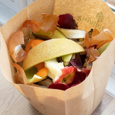 Best way to recycle food waste, keep your kitchen bin clean and pest free.All bags are compostable and made from 100% recycled wood pulp.Strong enough to cope with all household food waste. Made from 100% kraft paper, produced from the wasted pu... Bio Project, Biodegradable Waste, Fat Burning Pills, Solid Waste, Household Waste, Compost Bags, Ways To Recycle, Cleanse Your Body, Kitchen Bin