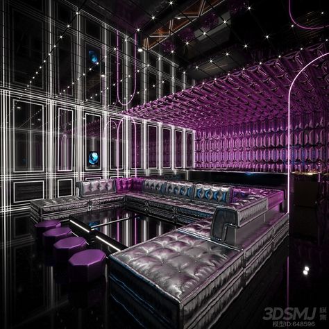 Futuristic Bar, Luxury Bar Design, Nightclub Design, Bar Interior Design, Luxury Bar, Vaporwave Aesthetic, Bar Interior, Bar Design Restaurant, Ballroom Wedding