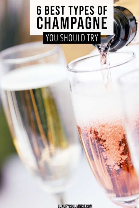 The 6 best types of Champagne wine that you should try Types Of Champagne, Expensive Champagne, Champagne Pairing, Sweet Champagne, Wine Teacher, Grape Uses, Best Champagne, Red Champagne, Champagne Region