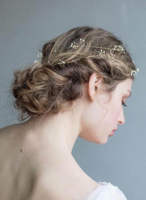 Breathless extra long hair vine - Style #834 Hair Studies, Long Hair Vine, Extra Long Hair, Hair Adornments, Flower Hair Comb, Pearl Hair Pins, Grace Loves Lace, Wedding Hair Flowers, Bridal Hairstyles