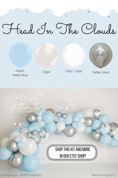 On Cloud Nine Balloon Arch, On Cloud 9 Balloon Arch, She’s On Cloud 9 Bridal, Cloud Balloon Garland, Cloud Balloon Arch, Clouds Diy, Bridal Garden Party, Shower Options, Bachelorette Party Balloon