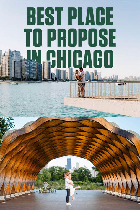 Planning to propose in Chicago? Discover the perfect spot to pop the question with our guide to the best proposal locations in the city. From romantic vistas to unique settings, we help you find a place that's both special and meaningful. Learn how to choose a venue with sentimental value, consider important factors like privacy and lighting, and prepare for any weather. Make your proposal unforgettable with our top Chicago proposal ideas, ensuring a magical moment filled with joy and love. Chicago Proposal Ideas, 360 Chicago, Proposal Locations, Chicago Proposal, Places To Propose, Proposal Spots, Best Places To Propose, Best Proposals, Marriage Proposal