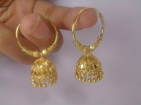 Traditional Jhumka, Gold Earrings For Kids, Gold Earrings Models, Gold Earrings Wedding, Jewellery Design Sketches, Antique Jewellery Designs, Gold Necklace Indian Bridal Jewelry, Gold Bridal Jewellery Sets, Gold Jewelry Stores