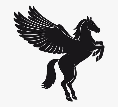 Pegasus Logo, Pegasus Art, Wild Animals Vector, Horse Tattoo Design, Flying Horse, Owl Vector, Peacock Wall Art, Horse Fly, Horse Logo