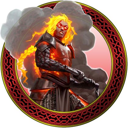 Fire Giant Warrior (female) Fire Giant Female, Pathfinder Races, Giant Female, Giant Warrior, Fire Giant, Warrior Female, Dnd Portraits, Tokens Rpg, Fire Giants