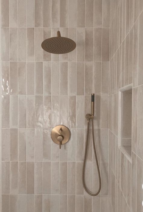 New House Bathroom, Handcrafted Tile, Feeling Guilty, Primary Bathroom, Primary Bath, Upstairs Bathrooms, Bathroom Inspiration Decor, Bathroom Renos, Bathroom Inspo