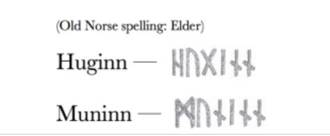 Huginn And Muninn Runes, Huginn And Muninn Tattoo Norse Mythology, Odins Ravens Tattoo Design, Huggin Muninn Tattoo, Huginn And Muninn Art, Hugin And Munin Tattoo, Odins Ravens Tattoo, Norse Carving, Huginn And Muninn Tattoo