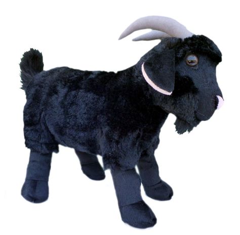 Goat Stuffed Animal, Goat Plush, Bean Bag Filler, Goat Simulator, Small Goat, Black Phillip, Black Goat, Large Stuffed Animals, Pygmy Goat