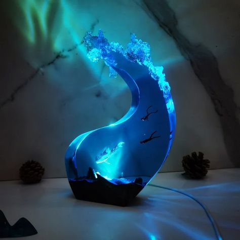 Whale Shark Art Lamp, Personalized Handicraft Diver Ornaments, Best Friend Gift, Unique Decoration, Dad Gift, Christmas Gift - Etsy Whale Shark Decor, Whale Shark Art, Shark Decor, Cute Night Lights, Whale Sharks, Cute Easy Doodles, Decor Lamp, Shark Art, Art Lamp