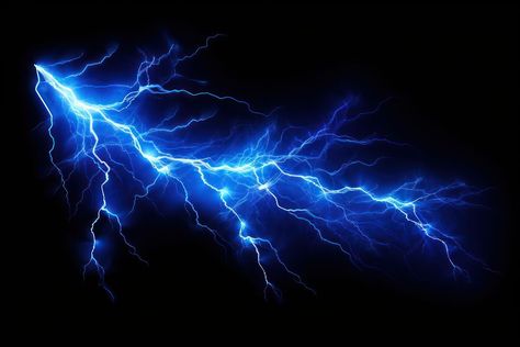 Light strike thunderstorm lightning nature. AI generated Image by rawpixel. | free image by rawpixel.com / Sakarin Sukmanatham Blue Lightning Background, Lightning Images, Lightning Art, Thumbnails Youtube Background, Youtube Background, Jellyfish Photography, Painting Logo, Social Media Branding Design, Media Branding