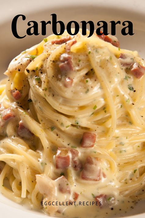 Spaghetti Carbonara is a beloved Italian pasta dish known for its simplicity and rich, creamy sauce carbonara pasta | carbonara pasta easy | carbonara pasta creamy | carbonara pasta creamy bacon | carbonara pasta creamy recipe | creamy carbonara pasta easy | creamy carbonara pasta recipes | pasta carbonara recipe authentic | cabanara pasta recipe chicken carbonara | pasta recipes carbonara | best pasta carbonara recipe Cabanara Pasta Recipe, Pasta Recipes Carbonara, Pasta Carbonara Recipe Authentic, Carbonara Pasta Easy, Carbonara Pasta Recipes, Bacon Carbonara Pasta, Carbonara Recipe Authentic, Creamy Carbonara Pasta, Creamy Bacon Carbonara