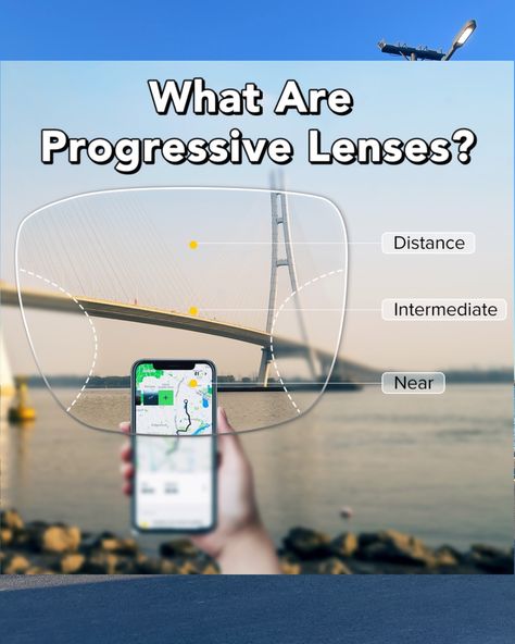 ❓What Are Progressive Lenses？ 🔆Progressive lenses are a type of multifocal lenses that provide a seamless transition between different prescriptions within one single lens, allowing for clear vision at varying distances. Here’s how they work: ⬆️Top Area: Designed for distance vision, helping you see objects that are far away. ➡️Middle Area: The intermediate zone, which is typically used for tasks such as computer work or viewing objects at arm‘s length. ⬇️Bottom Area: Intended for nea... Branding Luxury, Multifocal Lenses, Computer Work, Progressive Lenses, Seamless Transition, Clear Vision, Eye Care, Lenses, Computer