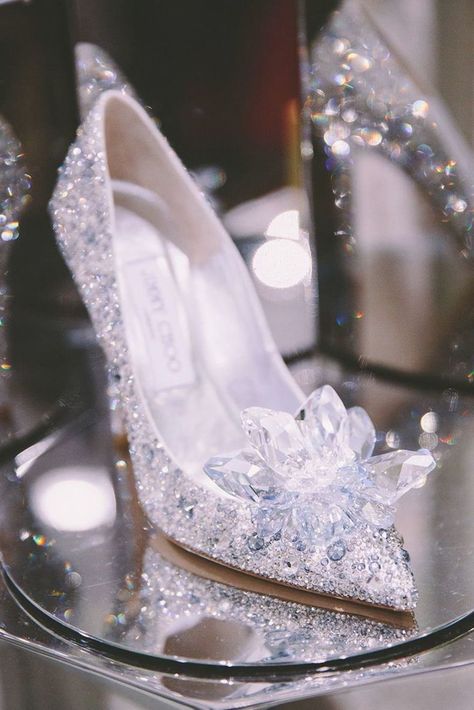 Jimmy Choo Cinderella, Kasut Pengantin, Cinderella Wedding Shoes, Illusion Lace Wedding Dress, Cinderella Heels, Jimmy Choo Wedding Shoes, Cinderella Wedding, Cinderella Shoes, Bridal Wedding Shoes