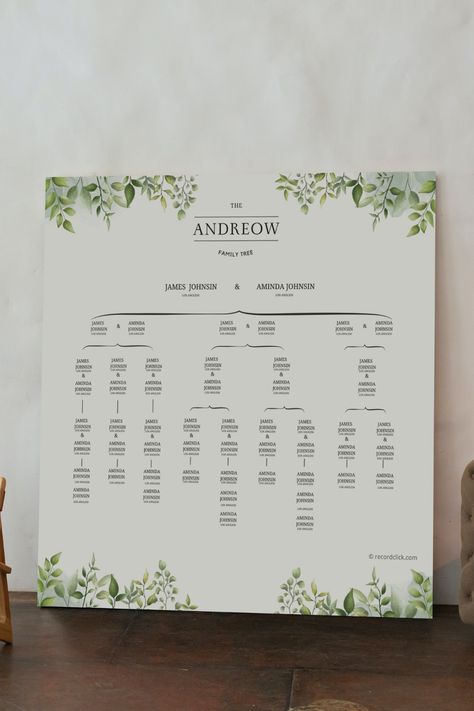 Family Tree Layout, Genogram Template, Family Vision, Free Family Tree Template, Make A Family Tree, Family Tree Printable, Family Tree Designs, Family Tree Project, Family Tree Chart