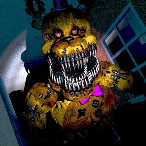 Nightmare Fredbear, Nightmare Freddy, Fnaf 2, Fnaf 4