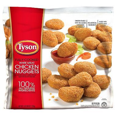 $12 (5 lbs.) - Sam's Club Chicken Nuggets Packaging, Makanan Cepat Saji, Chicken Nuggets Recipe, Prepper Pantry, Tyson Chicken, Tyson Foods, Frozen Appetizers, Rib Meat, Nuggets Recipe