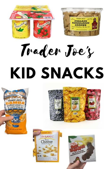 Looking for healthy and tasty snacks that your kids will love? Look no further than Trader Joe's! Our wide selection of kid-friendly snacks are free from artificial flavors, colors, and preservatives, and are sure to satisfy even the pickiest eaters. From savory crackers and crunchy granola bars to sweet fruit snacks and yogurt bites, Trader Joe's has something for every snacking preference. Check out our top picks for Trader Joe's kid snacks. Fast Finger Foods, Finger Foods For Toddlers, Foods For Toddlers, Crunchy Granola Bars, Savory Crackers, Costco Snacks, Trader Joes Snacks, Kids Yogurt, Toddler Finger Foods