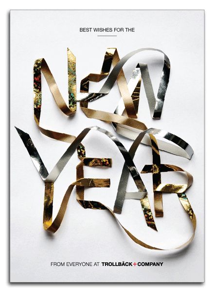 Inspiration Typographie, Graphisches Design, Typography Love, Cool Typography, 3d Typography, New Year Card, Typography Letters, Typography Lettering, Typography Inspiration