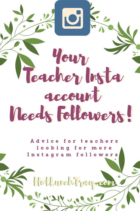 Your Teacher Instagram Account Needs Followers! Teacher Branding, Teacher Instagram, Lunch Tray, Stem Curriculum, Entrepreneurship Tips, Hot Lunch, Stem Classroom, More Instagram Followers, Stem Teacher