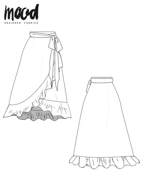 The Cress Skirt - Free Sewing Pattern - Mood Sewciety Mood Society Sewing Patterns, Mood Sewciety, Costumes Diy, Free Sewing Patterns, Free Sewing Pattern, Mood Fabrics, Skirt Patterns Sewing, Ladies Clothing, Sewing Skirts