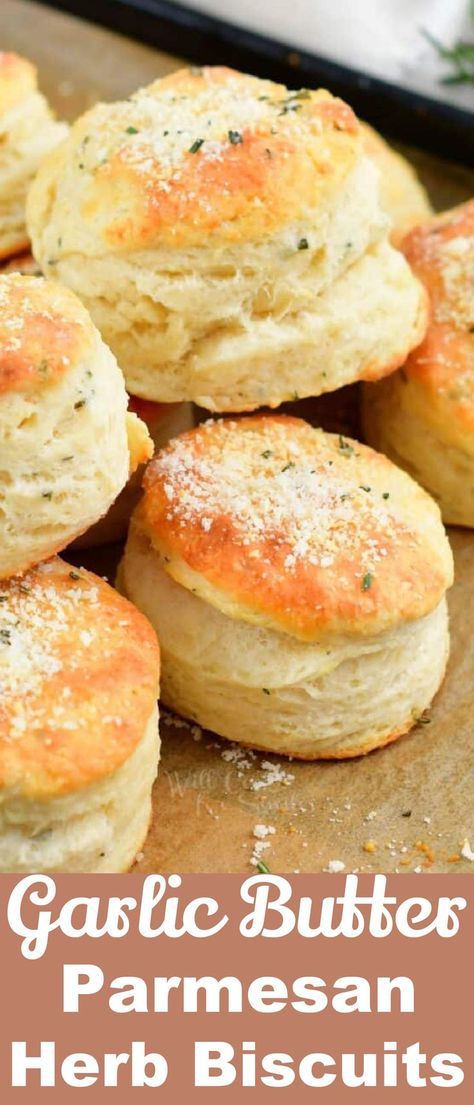 Honey Garlic Parmesan Biscuits, Cheese Herb Biscuits, Parmesan Biscuits Easy, Cheese And Herb Biscuits, Garlic Butter Biscuits Easy Recipes, Garlic Biscuits Canned, Garlic Butter Biscuits, Homemade Garlic Biscuits, Garlic Biscuits Easy