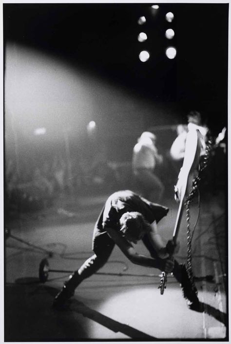 London Calling, The Clash, White Photo, On Stage, A Black, A Man, Guitar, London, Black And White