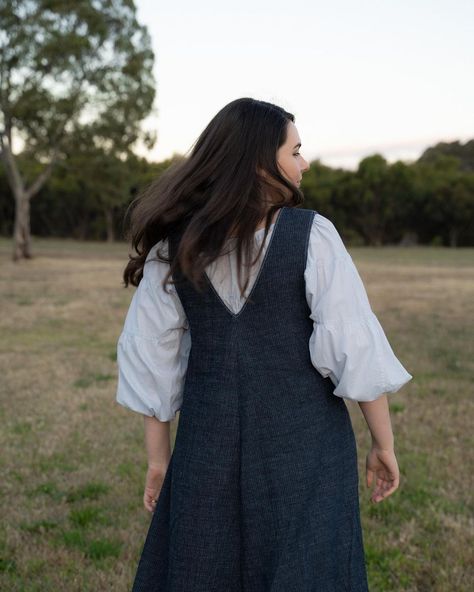 Melody on Instagram: “The Ora Pinafore is designed to be layered with your favourite tops and blouses underneath which makes it such a versatile and transeasonal…” Ora Pinafore, Tops And Blouses, Textile Prints, Sewing Clothes, Pattern Making, Casual Dress, Blouses, Sewing, On Instagram