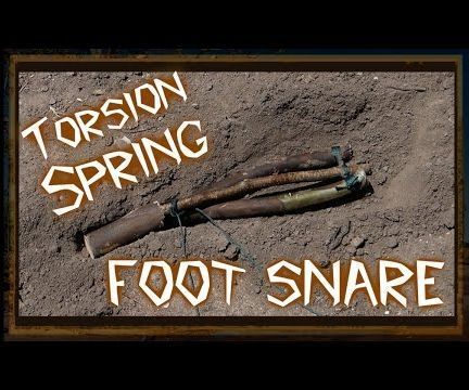 In this instructable I will show you how to create a foot snare out of sticks and cord that is designed to replicate to use of the steel jawed foothold trap. Please remember to vote for me in the How To Make Traps, Snare Trap, Animal Traps, Primitive Survival, Torsion Spring, Novelty Sign, Design