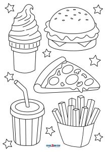 Free Printable Coloring Pages for Teens Drink Pictures, Pictures To Colour, Coloring Pages For Teens, Daycare Activities, Food Nutrition, Free Printable Coloring, Free Printable Coloring Pages, Coloring Sheets, Printable Coloring Pages