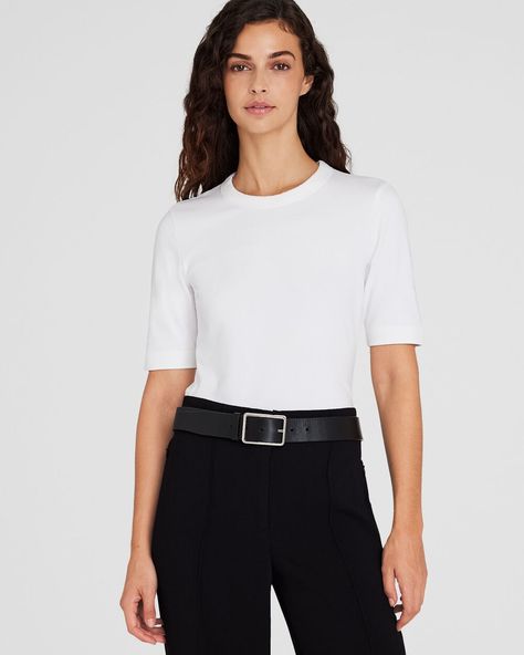 Women's Perfect Tee | Club Monaco Monaco, Club Monaco, Stylish Outfits, Perfect Fit, Blazer, Wardrobe, Clothes For Women, For Women, Long Sleeve