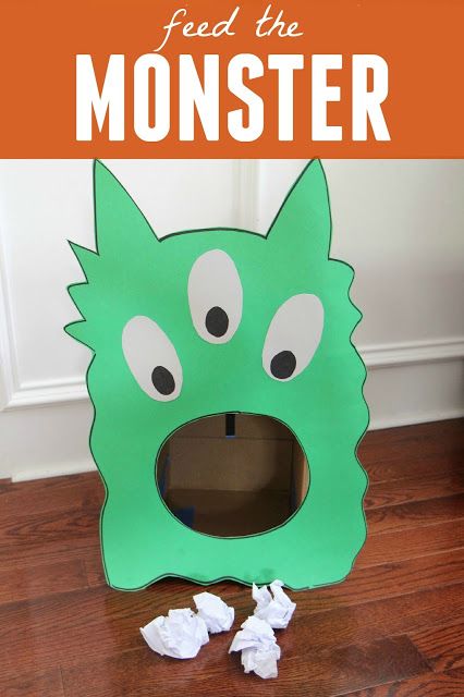 Toddler Approved!: Feed the Monster Game for Toddlers Monster Painting, Halloween Toddler Party, Feed The Monster, Game For Toddlers, Monster 1st Birthdays, Monster Games, Toddler Parties, Monster Birthday Parties, Halloween Games For Kids