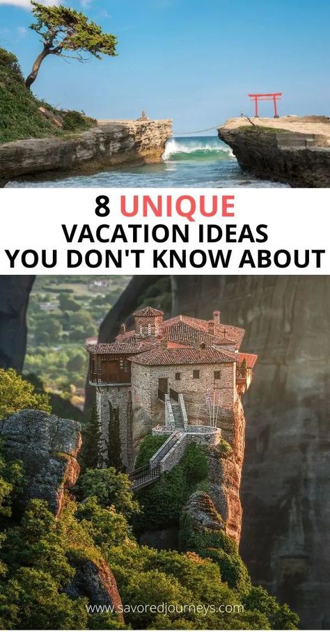 Unique Vacation Ideas, Short Vacation Ideas, Unique Vacation Destinations, Best Travel Destinations 2024, Must See Places In The World, Unique Places To Travel In The Us, Unique Vacations In The Us, 2024 Travel Destinations, Cool Vacation Places