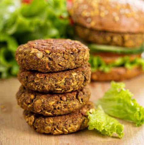 This fertility recipe is a savory veggie burger patty made with nourishing lentils and mushrooms. Lentils are plant proteins and slow carbohydrates that are rich in fiber, iron and B vitamins, delivering superb fertility benefits. Shiitake mushrooms hold important properties, including the amino acid and antioxidants L-ergothionine for male fertility, and the antioxidant selenium for female fertility. Veggie Burger Patty, Meat Patty Recipe, Veggie Burger Patties, Meat Replacement, Burger Patty, Lentil Burgers, Healthy Pregnancy Tips, Vegan Meat, Dried Lentils