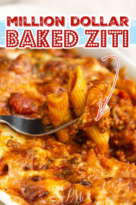 Million Dollar Baked Ziti Italian Dish For A Crowd, Million Dollar Baked Ziti By 12 Tomatoes, Italian Recipes To Feed A Crowd, Birthday Party Foods For A Crowd, Baked Mostaccioli For A Crowd, Easy Italian Food For A Crowd, Italian Meals For A Crowd Parties, Millionaire Pasta Bake, Pasta For Large Crowd