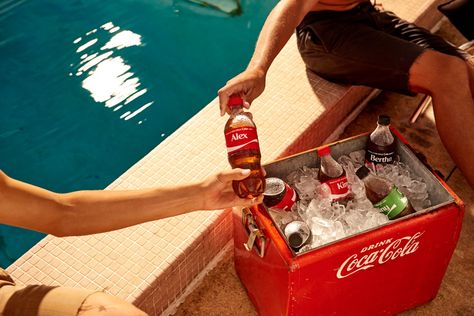 Coca-Cola Direct Ad - Share an Ice Cold Coke First And Last Names, Coca Cola Life, Coke Ad, Cherry Coke, Share A Coke, Ad Of The World, Coke Zero, Last Names, Gold Peak Tea