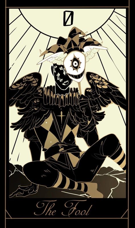 The Fool Tarot Card Art, Tarot Cards Art Illustration, The Fool Tarot Card, Fool Tarot Card, Kartu Tarot, The Fool Tarot, The Fallen Angel, 카드 디자인, Tarot Cards Art