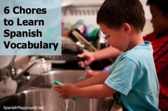 These six chores help children learn Spanish vocabulary for household items and clothes. Chores And Allowance, Allowance For Kids, Learning Spanish Vocabulary, Age Appropriate Chores, Better Mom, Money Saving Mom, School Schedule, Chore Chart Kids, Spanish Vocabulary