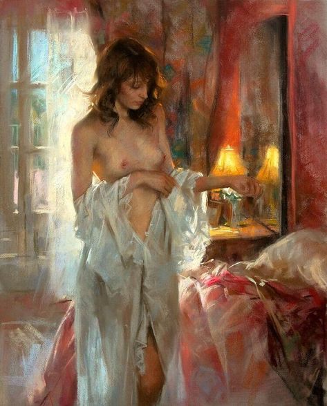 Nude Artwork, Painting Of A Woman, Rennaissance Art, Female Art Painting, Romantic Art, Woman Painting, Art Oil, Figure Painting, Figurative Art