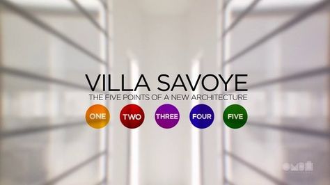 VIDEO: Villa Savoye, The Five Points of a New Architecture Ap Art History 250, Corbusier Architecture, Villa Savoye, New Architecture, Architecture Concept Diagram, Concept Diagram, Design Theory, Brutalist Architecture, Five Points