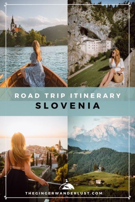 Having seen countless photos of the magical Lake Bled, Slovenia had been on my bucket list for a long time. This summer I finally got the chance to road trip around Slovenia and admire the beautiful landscapes this country has to offer. We spent 10 days driving around, but you could easily do the same itinerary in one week. Read below for my Slovenia Road Trip Itinerary (7 - 10 days). Slovenia Itinerary, Magical Lake, Visit Slovenia, Lake Bled Slovenia, Bled Slovenia, Slovenia Travel, Funny Travel, Travel Clothes, Countries To Visit