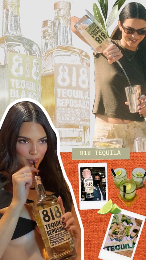 818 Party Aesthetic, 818 Tequila Aesthetic, Tequila Aesthetic, Shuffles Collage, 818 Tequila, Kendall Jenner Aesthetic, Tequila Day, Urban Bar, Organic Market