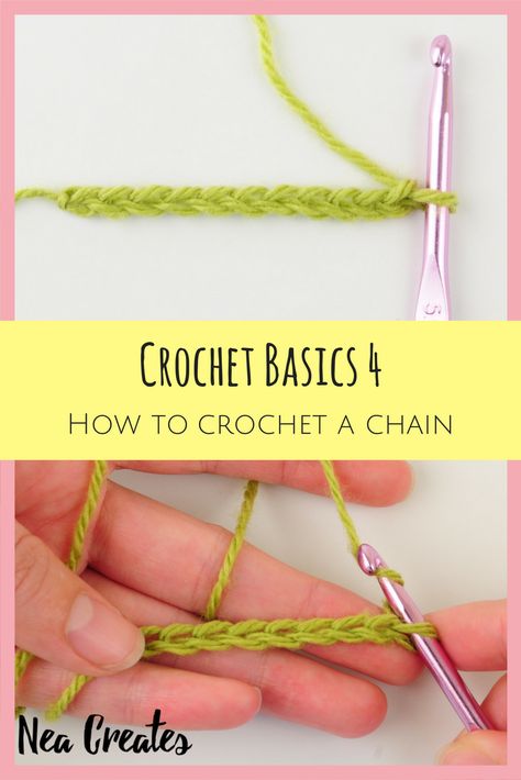 How To Crochet A Chain For Beginners, Crochet A Chain, Learning Crochet, Crochet Chain Stitch, Beginning Crochet, Crochet Classes, Crafts Crochet, Knit Scarves, Quilted Blanket