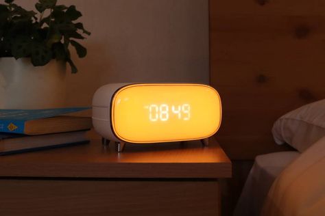 Alarm Clocks Aesthetic, Alarm Clock On Nightstand, Bedside Alarm Clock, Alarm Clocks, Clock Digital, Bedroom Clock, Aesthetic Alarm Clock, Relaxing Alarm Clock, Alarm Clock Aesthetic