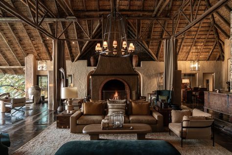 Ebony Luxury Lodge & Safari | Sabi Sand | Singita Luxury Safari Lodge Interior, Safari Lodge Interior, Lodge Interior Design, African Lodge, African Safari Lodge, Bush Lodge, Luxury Safari Lodge, Arctic Tundra, Campaign Furniture