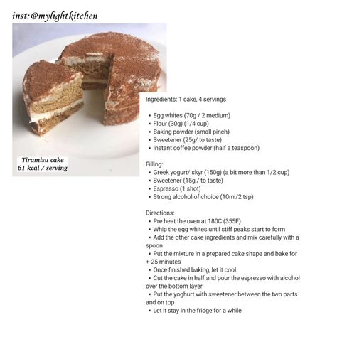 low calorie recipes food lowkcal diet food recipe ed Very Low Calorie Desserts, Low Cal Tiramisu, Tiramisu Low Calorie, Low Calorie Tiramisu, L0w Cal Recipe, Low Cal Dessert Recipes, Low Calorie Baking Recipes, Vegetarian Recipes Low Calorie, Low Cal Recipes Dinner