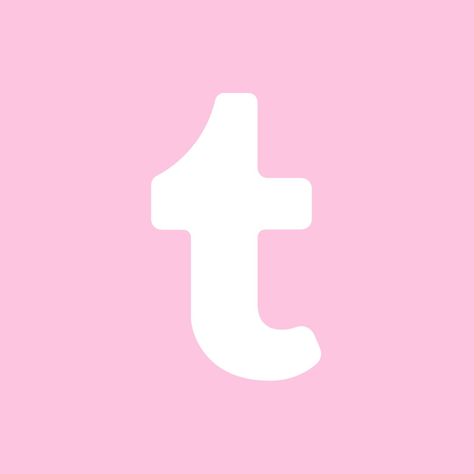 Icons Pink Soft, Hello Kitty Tumblr, App Logo Aesthetic, App Icons Pink, Tumblr Icon, Logo Aesthetic, Kawaii App, Tumblr App, Icons Pink